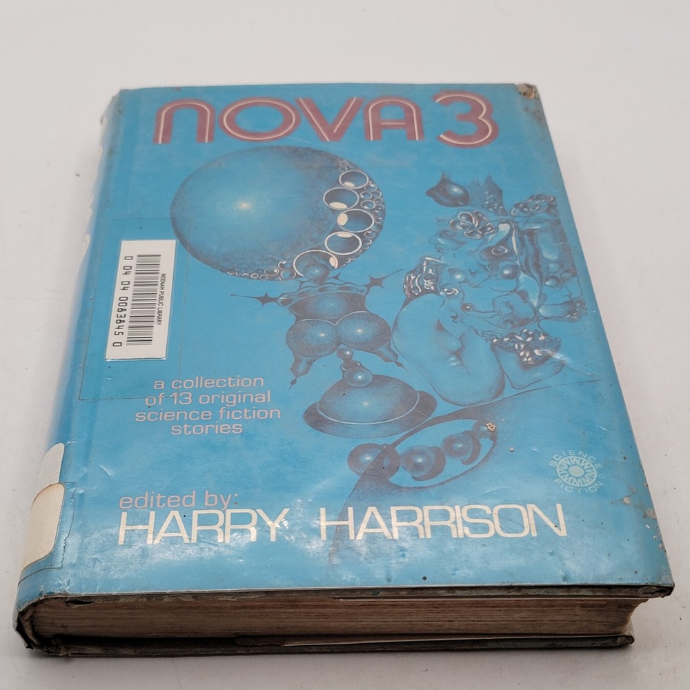 Harry Harrison Nova 3 Hardcover First Edition 1973 Sci-Fi Anthology Fair
